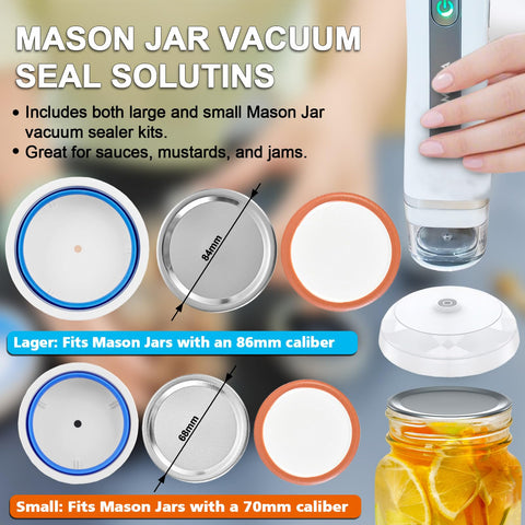 MOMODA compact vacuum sealer kit on a kitchen counter.