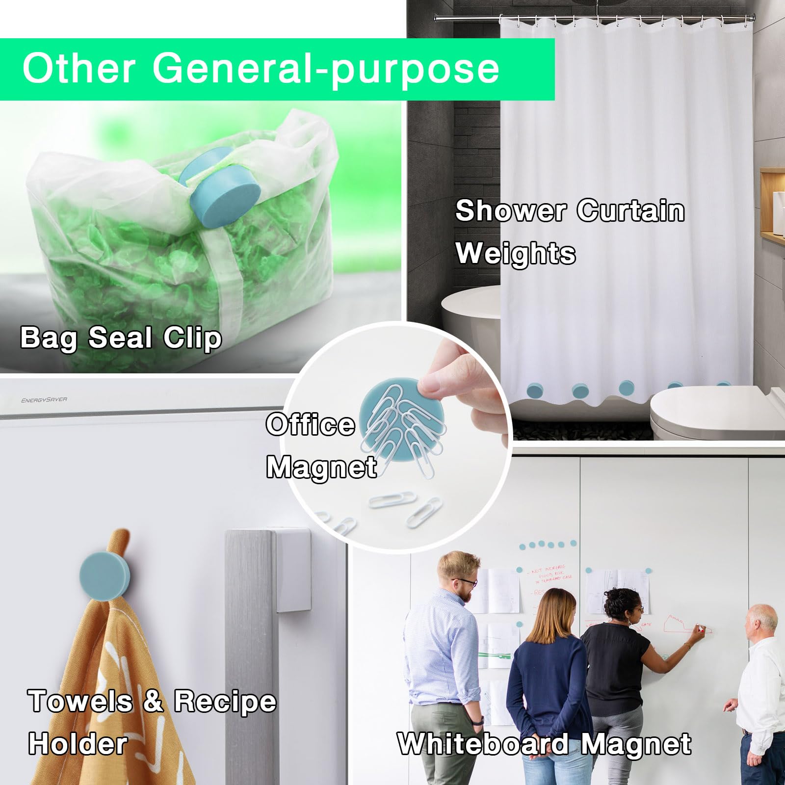 MOMOMA plum blossom magnets green deliver secure grip for heavy bags.
