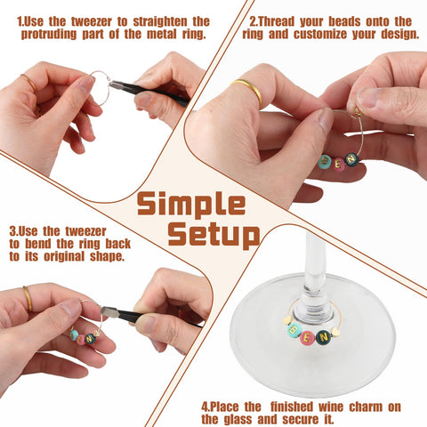 MOMOTONX tweezers and storage bag for easy threading.