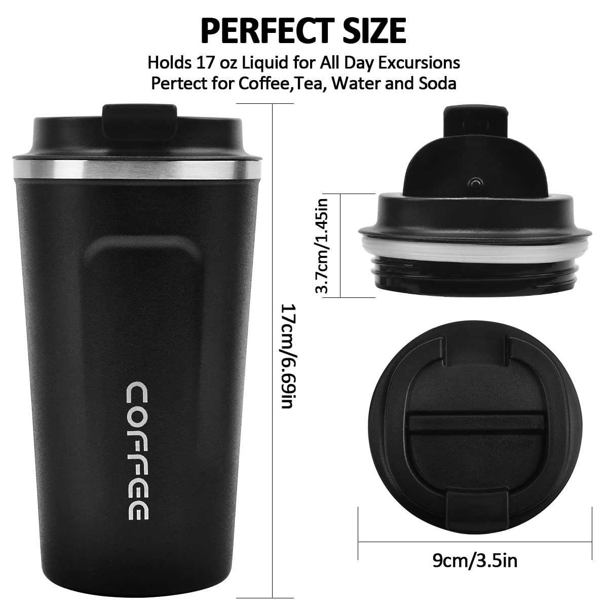 MOMSIV insulated stainless steel double-wall preserves beverage temperature