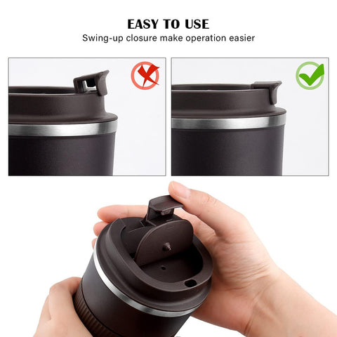 MOMSIV lightweight 12oz mug ideal for daily travel.