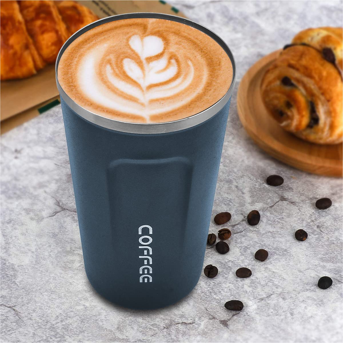 MOMSIV flip-top lid design facilitates easy sipping and safe handling.