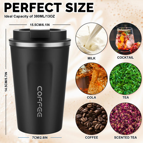 MOMSIV travel mug leakproof lid close-up highlighting secure seal for spill prevention.