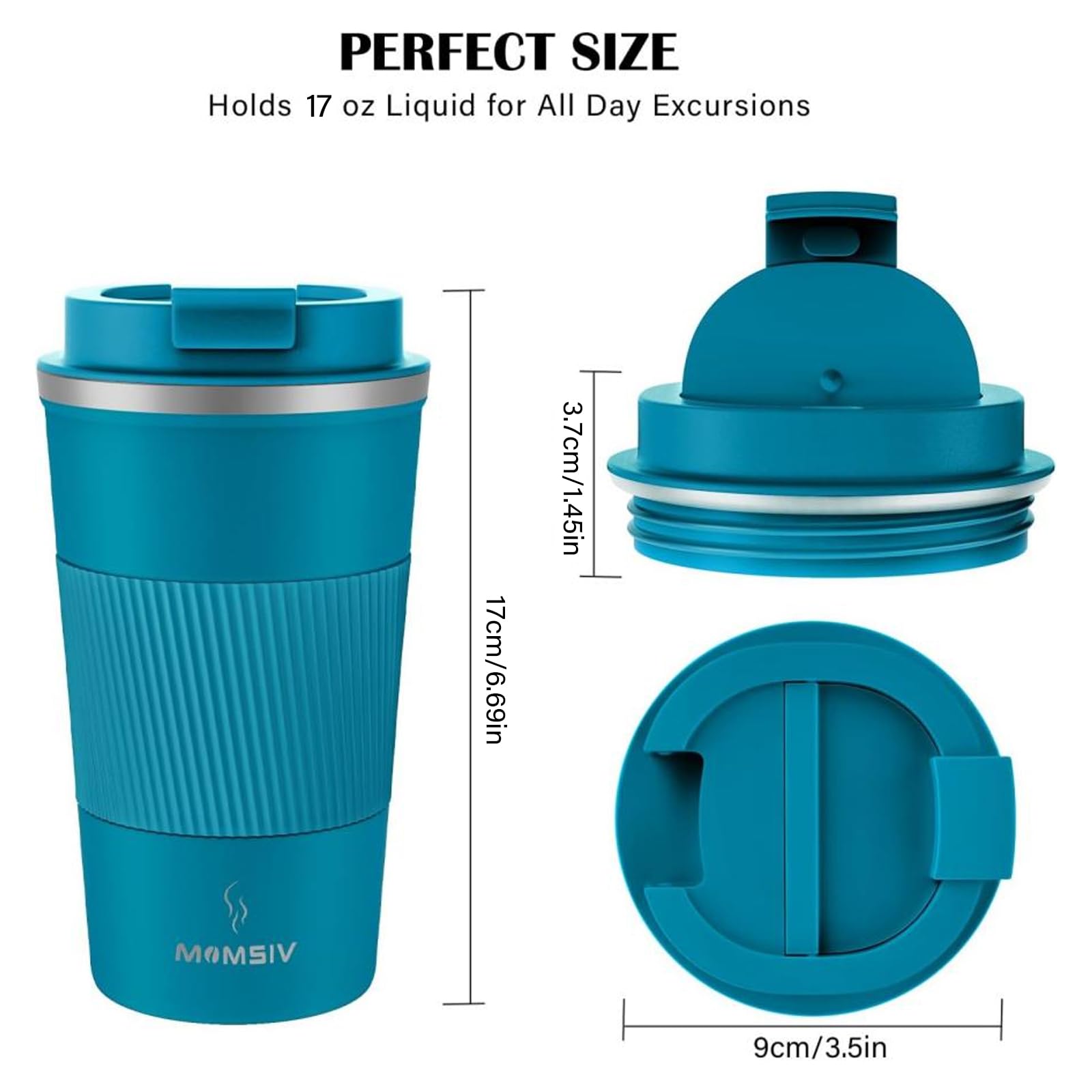 MOMSIV mug features a non-slip bottom to protect surfaces.