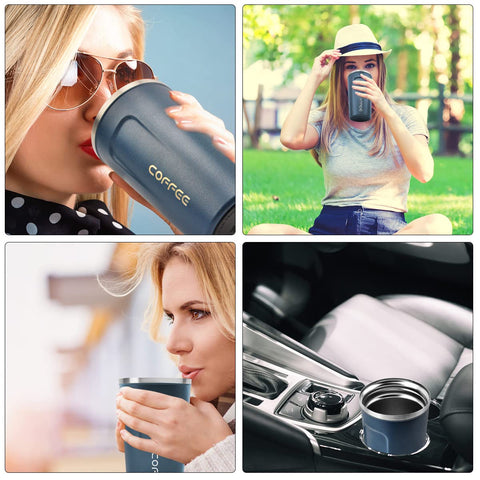 MOMSIV travel mug is ideal for home, car, and outdoor use.