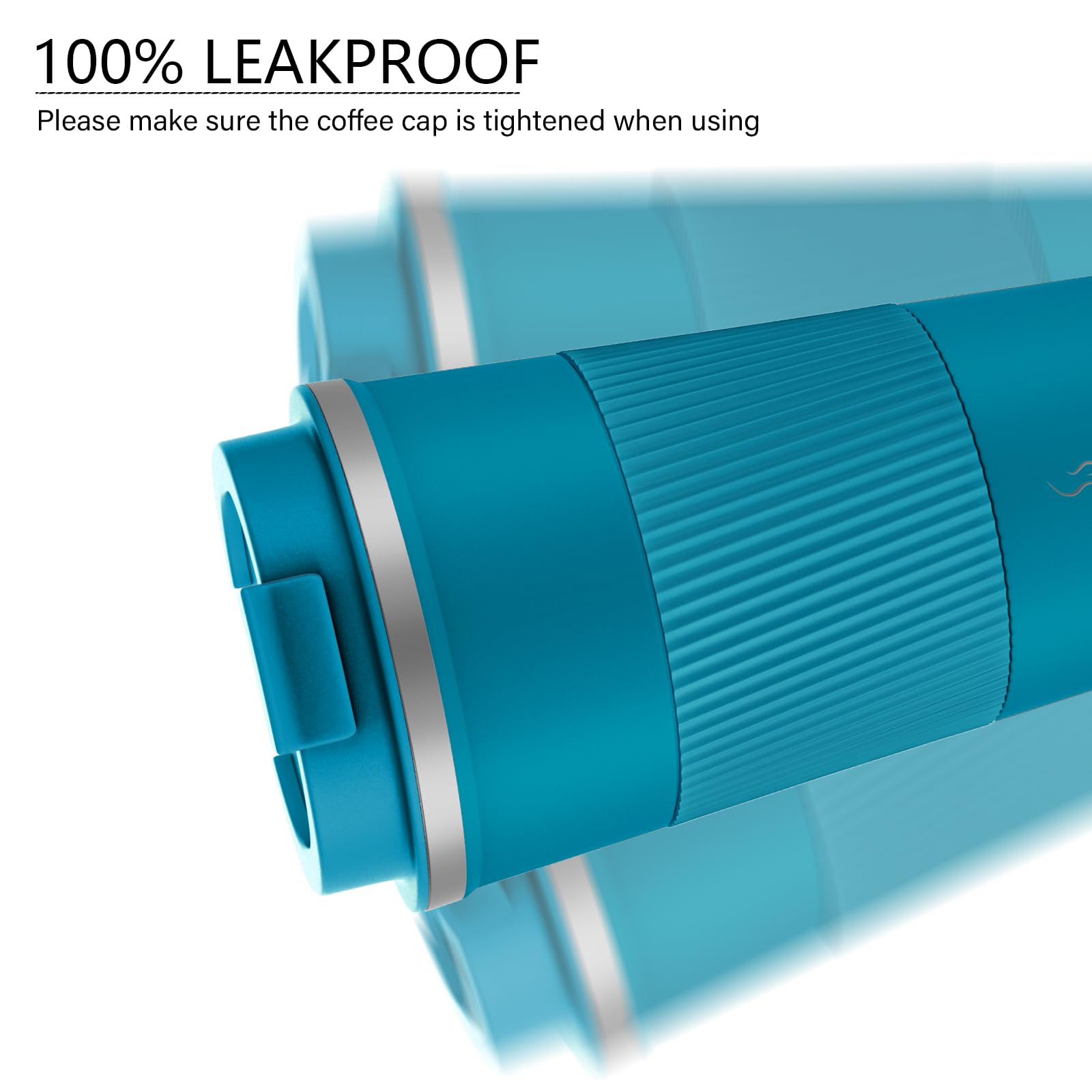 MOMSIV screw-on lid seals tightly to prevent spills in bags.