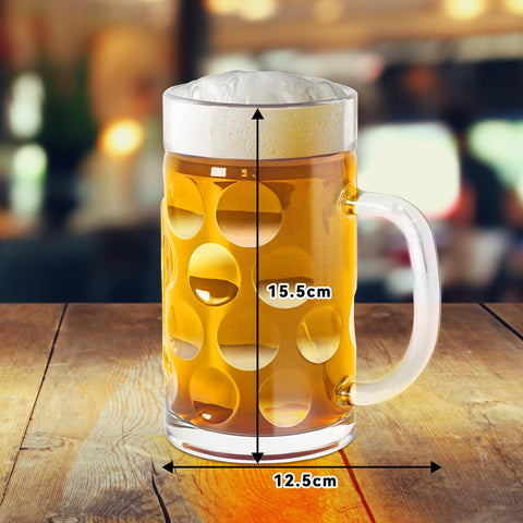 Momugs German-style beer stein mug with comfortable handle