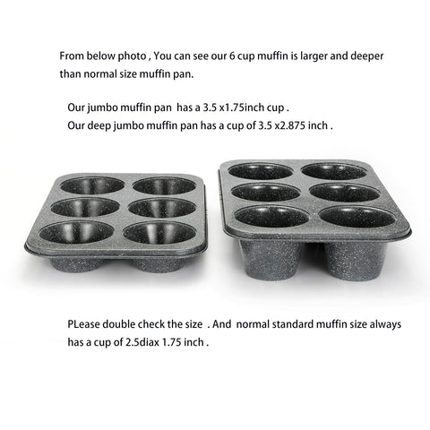 Monfish carbon steel muffin pan showing even heat distribution for consistent baking