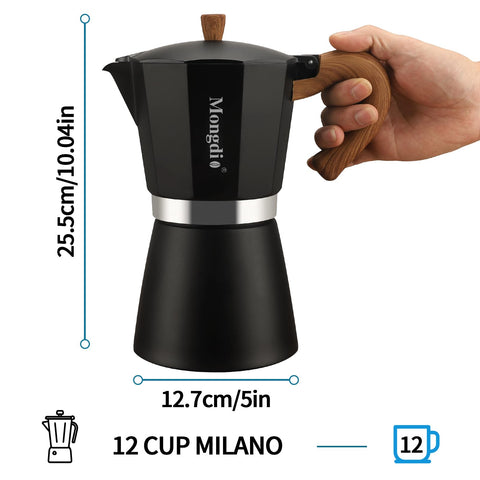 Mongdio durable aluminum body for fast, even heat extraction