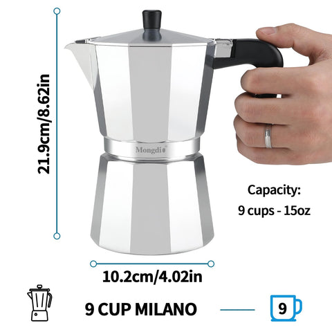 Mongdio heat-resistant handle and lid knob for safe handling