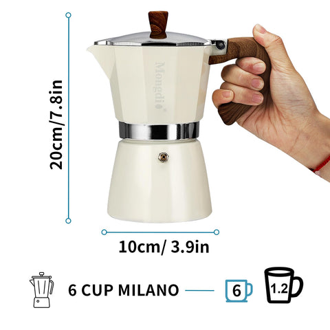 Mongdio safety valve detail emphasizing controlled pressure during brew.
