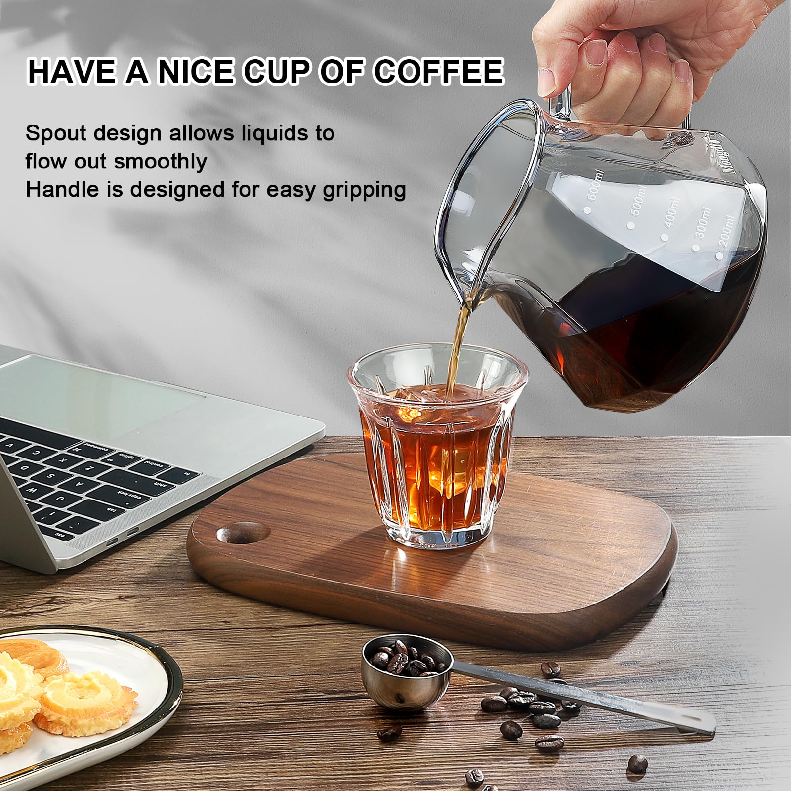 Mongdio wooden handle stays cool for comfortable grip