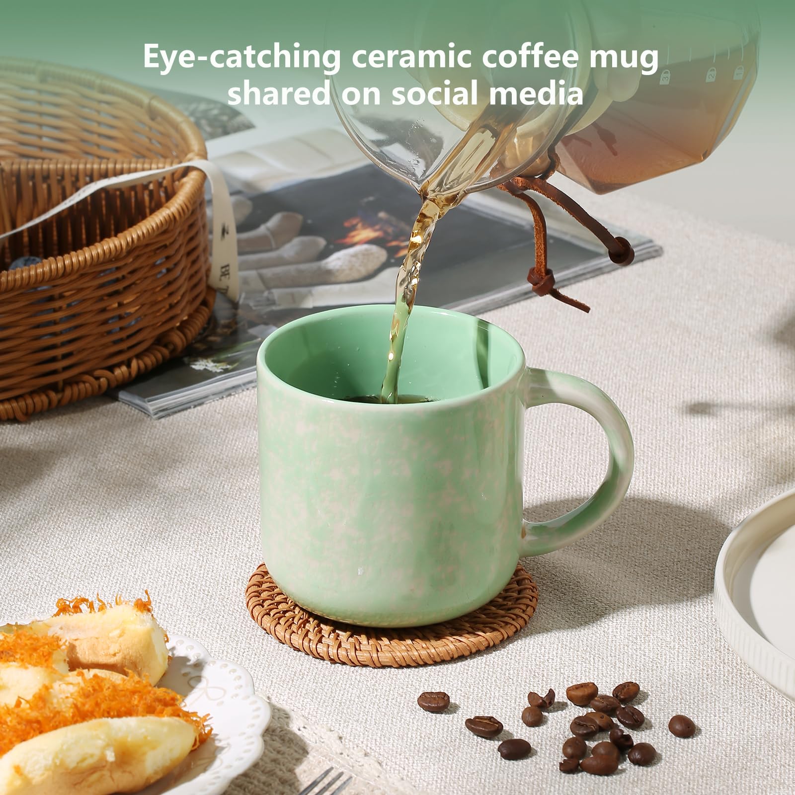 Dishwasher and microwave safe MONITO mugs for easy cleanup