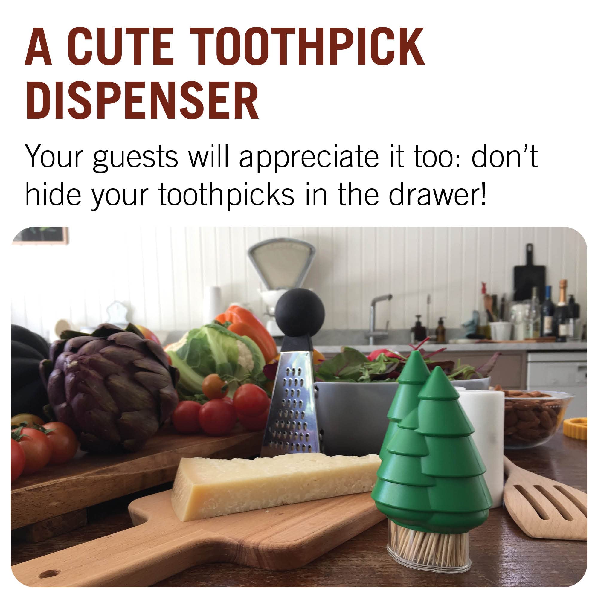Monkey Business Forest tree-top detail adds whimsical touch to kitchen decor.