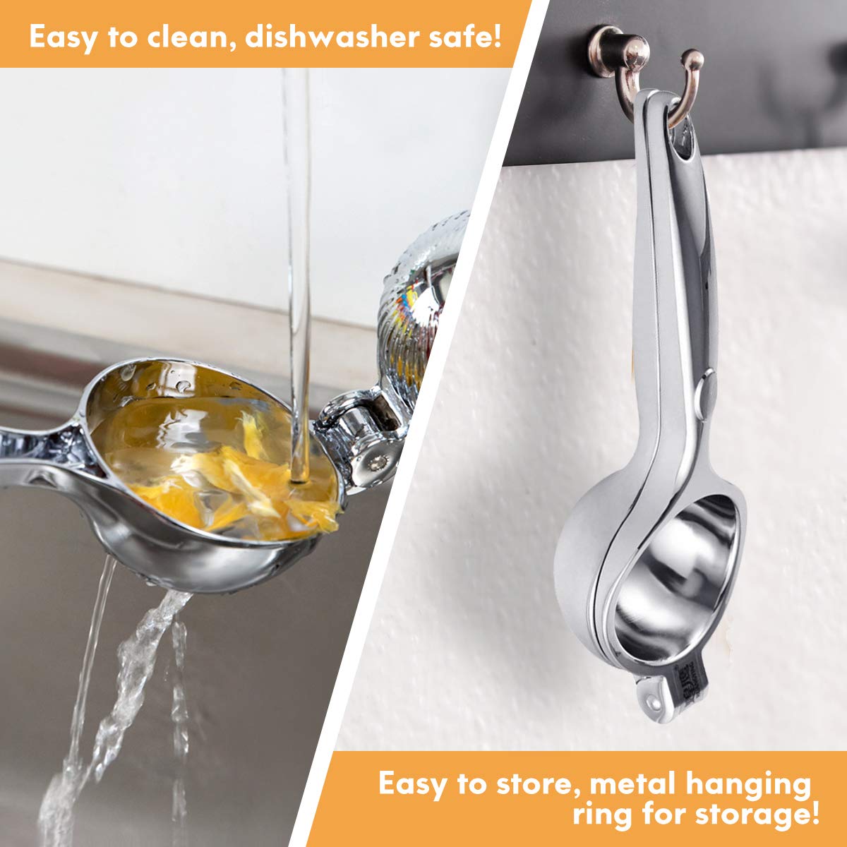 MONKKINO lemon zester stainless steel included for easy zesting.