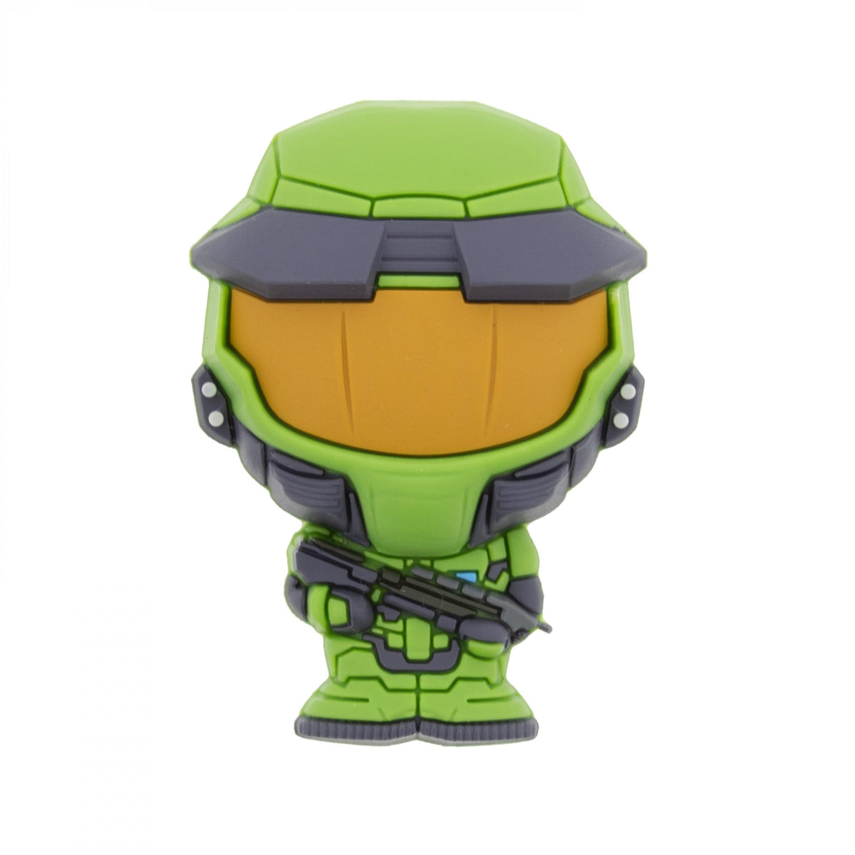 Monogram Halo Master Chief magnet on fridge for stylish organization.