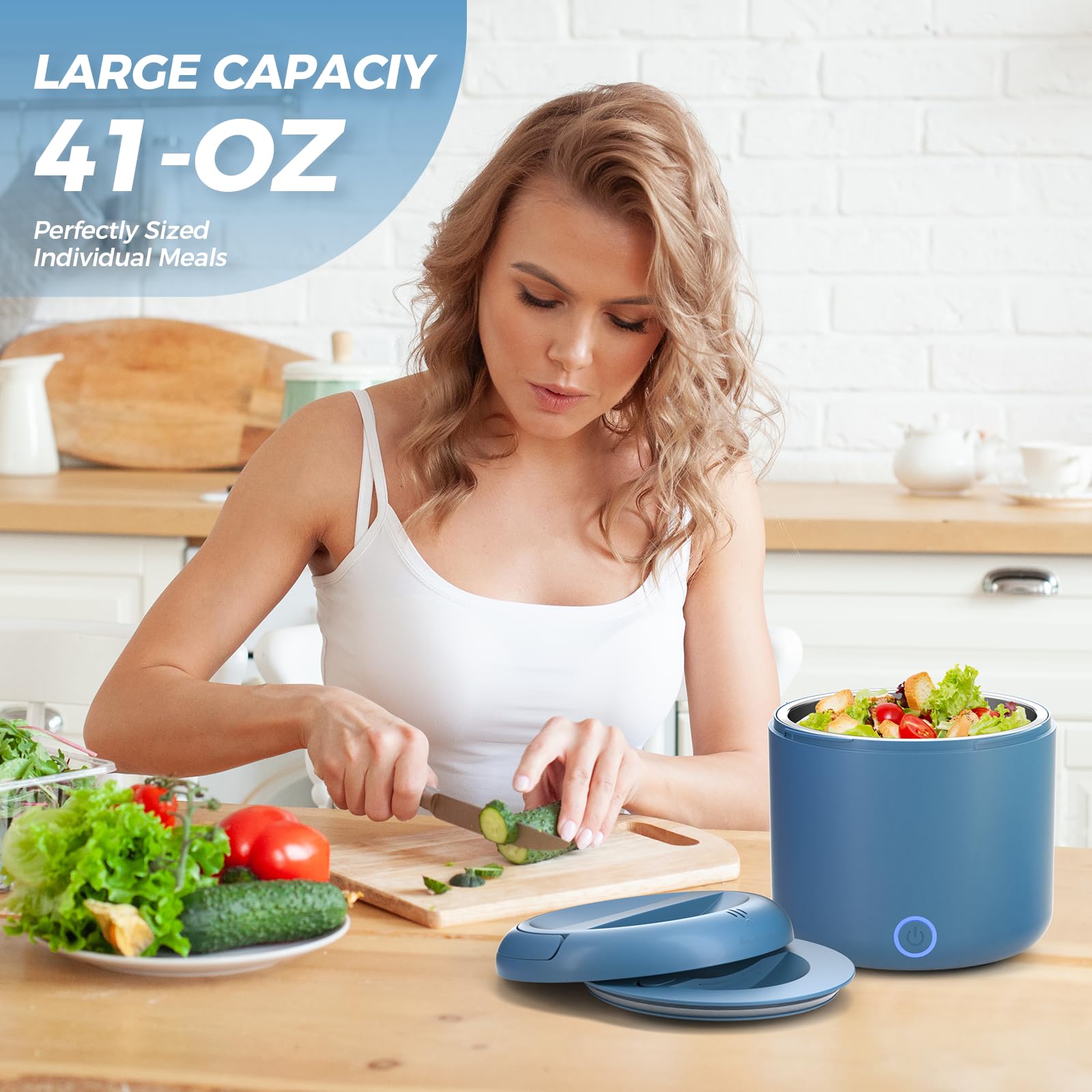 Monteka 4-in-1 voltage lunch box with versatile power options.