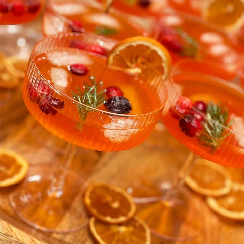 Montex coupe set elevates gatherings with clear, durable glassware.