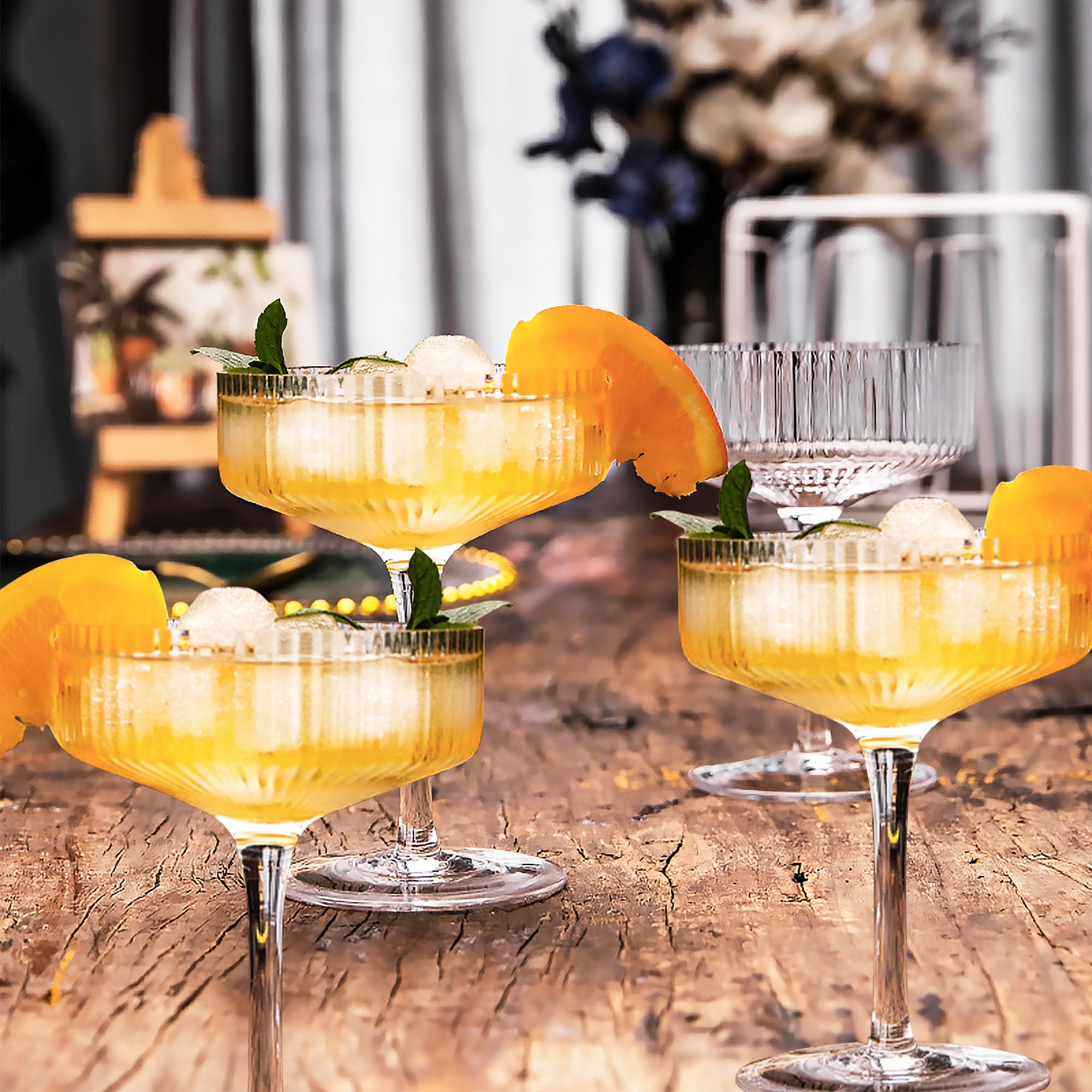 Montex presentation-ready glasses elevate beverage service at parties and dinners