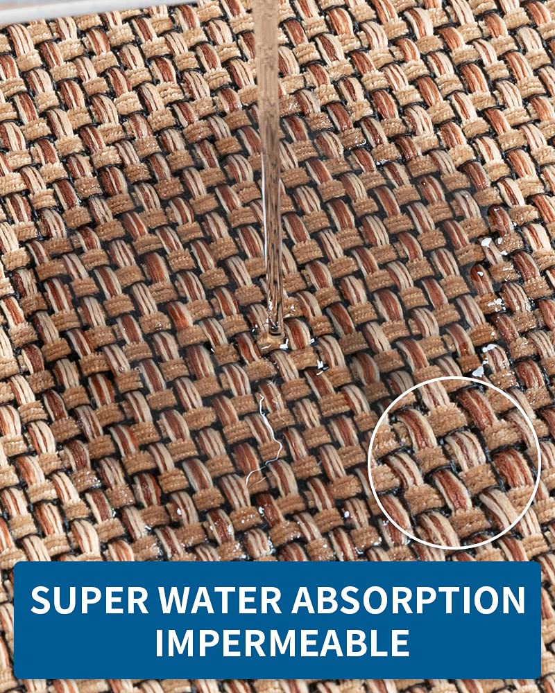 MontVoo machine-washable kitchen rug simplifies cleaning after meals