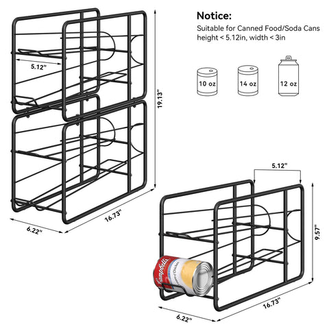 MOOACE non-slip pads keep the rack stable on countertops during use.