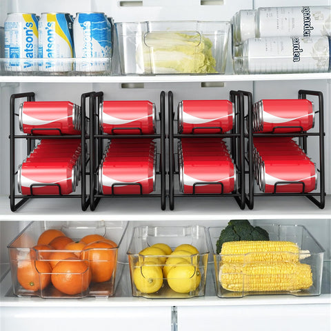 MOOACE can dispenser shown with pantry or cabinet placement for efficient storage.