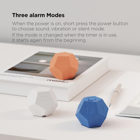 mooas Dodecagon Time Ball white charging indicator during use