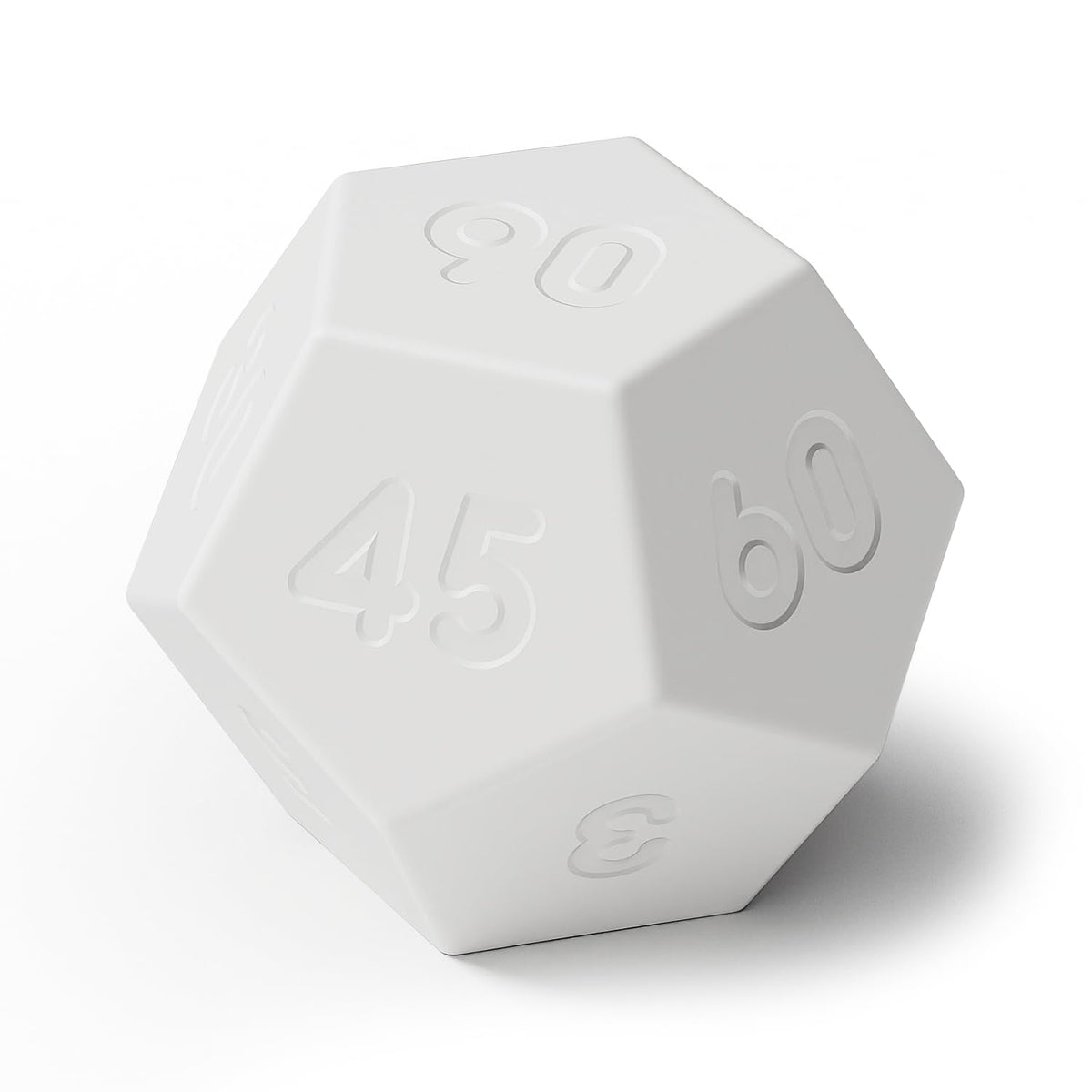 mooas Dodecagon Time Ball white front view for focused study sessions