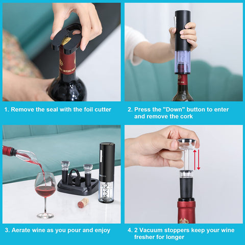 Moocoo vacuum stoppers preserve wine after opening