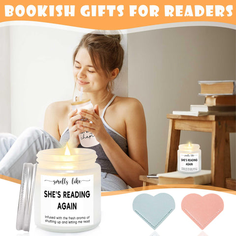 Moogeen heart-shaped leather bookmark, soft and durable for long-term use.