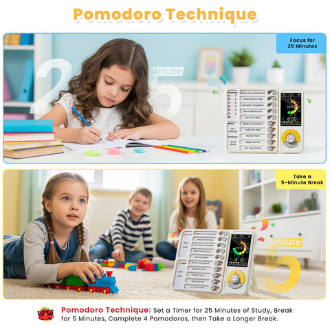 Mooking visual timer operates silently to minimize classroom distractions.