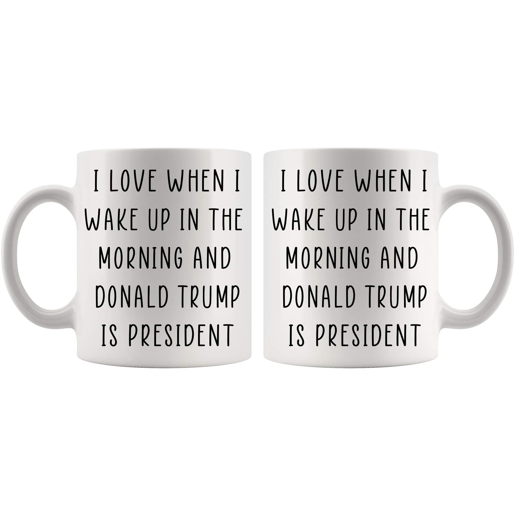 Moon9xx Trump mug dishwasher-safe design for easy cleaning.
