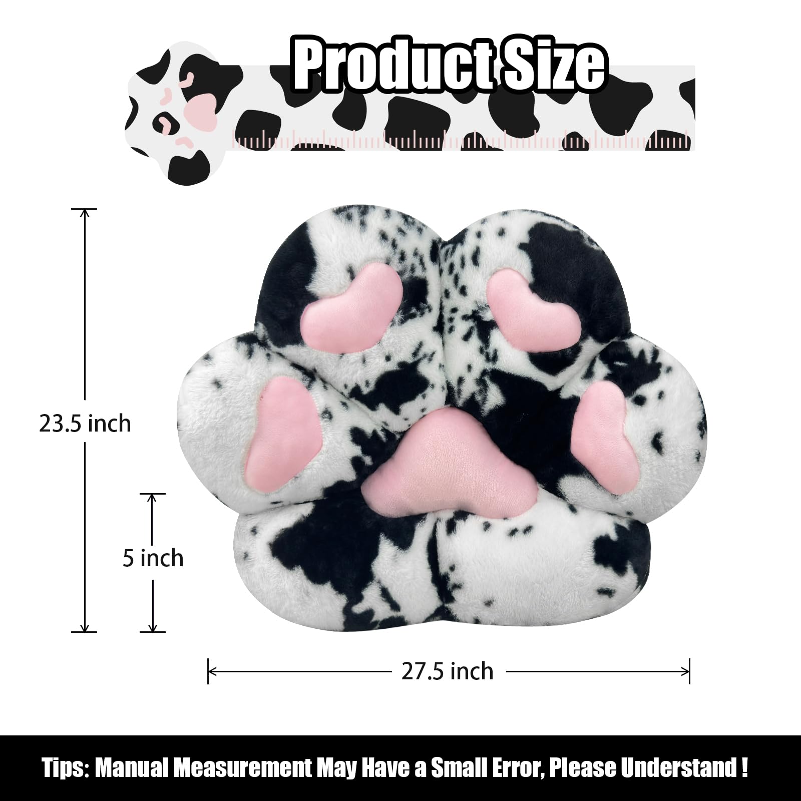 MOONBEEKI Cat Paw Cushion Chair gift-ready accent for kawaii lovers.
