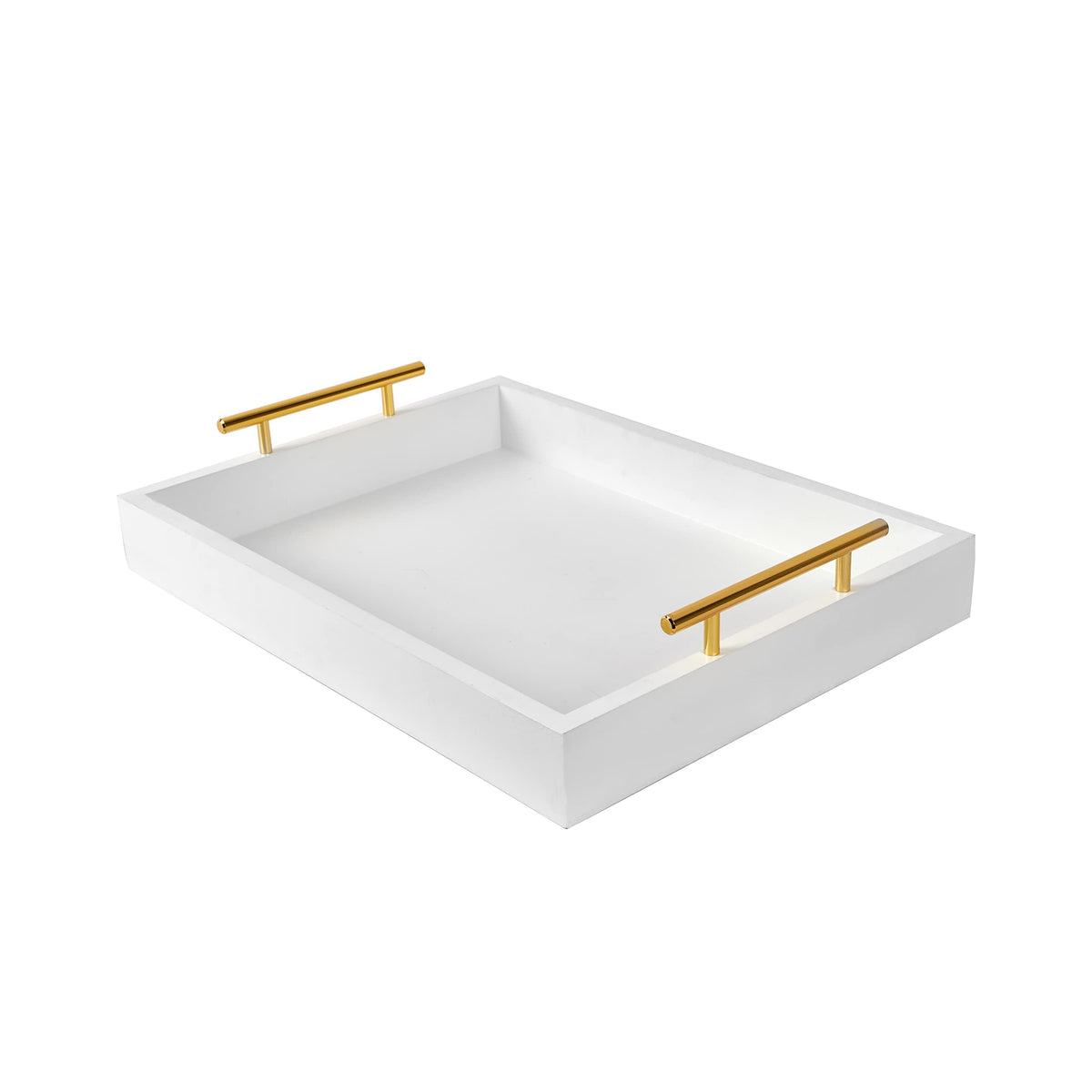 Moonlit Pond 16x12 serving tray with handles for easy transport and organization.