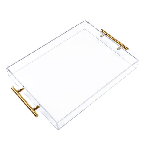 Moonlit Pond tray used for coffee service on a modern counter