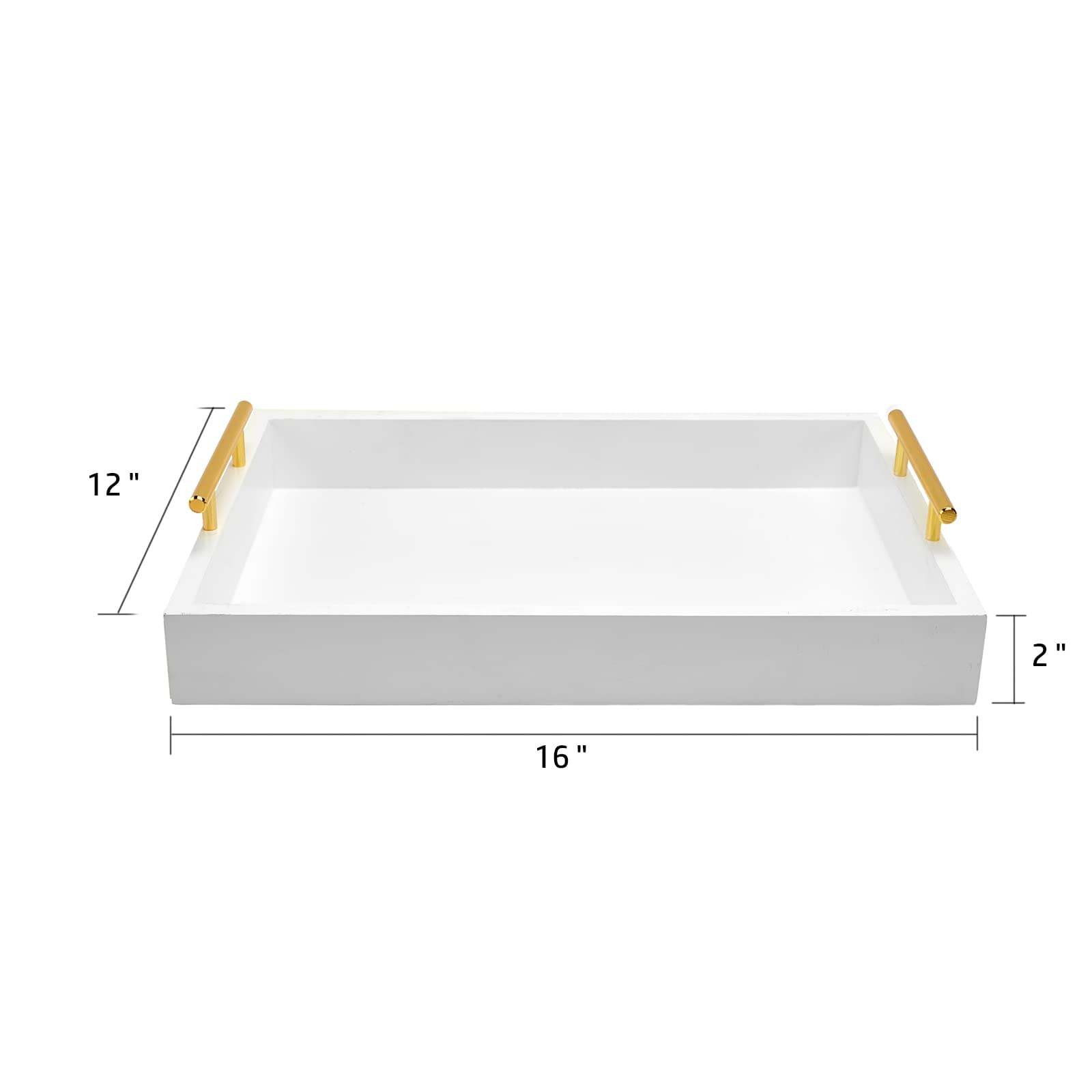 Moonlit Pond ottoman tray ideal for serving snacks during gatherings.