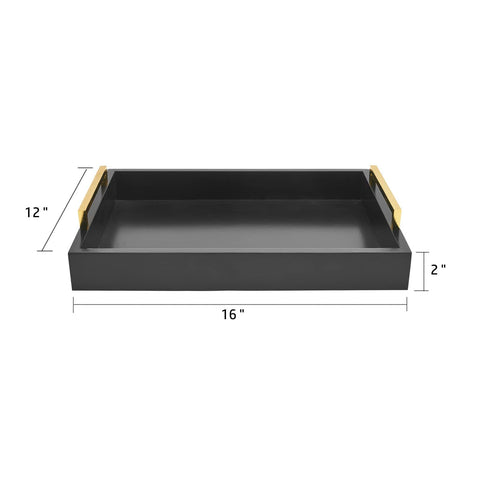Moonlit Pond ottoman tray keeps toiletries neatly in the bathroom