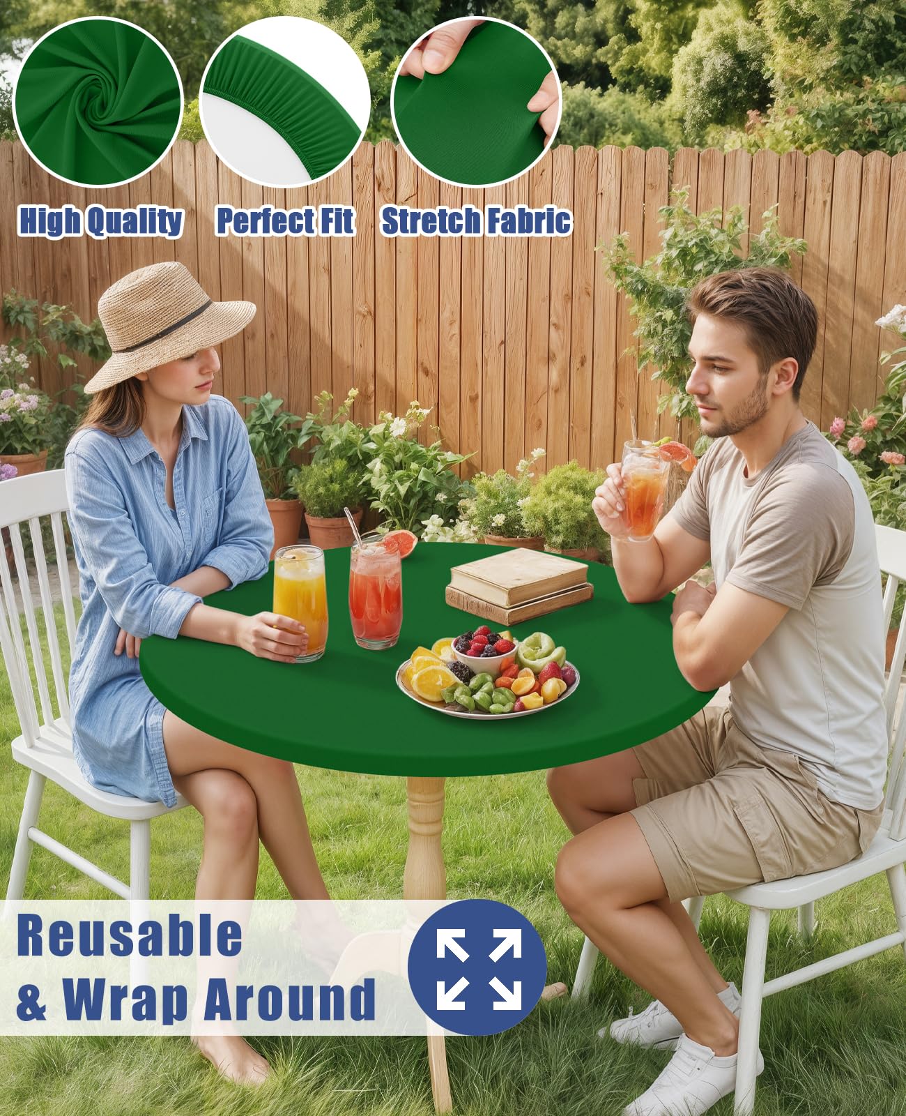 Moosfor versatile tablecloth for camping picnics indoor dining and kitchen tasks