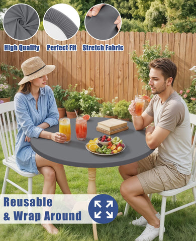 Moosfor tablecloth is machine washable for effortless maintenance