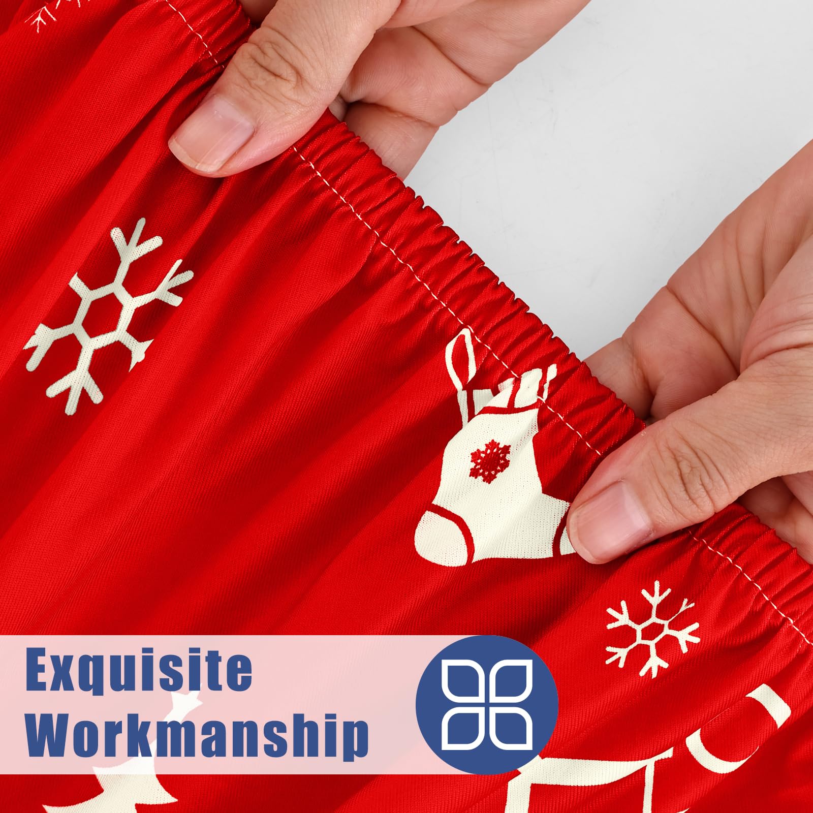 Moosfor Spandex tablecloth is machine washable for quick cleanup after meals.