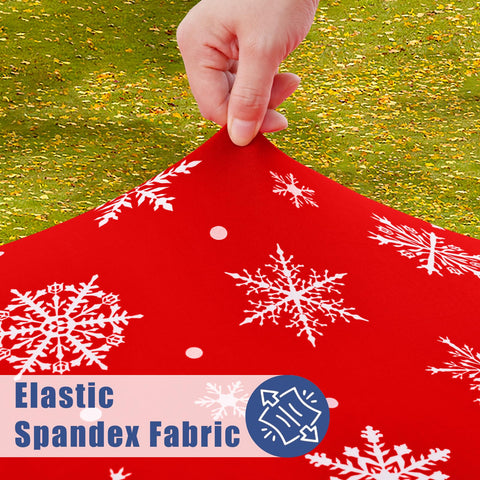 Moosfor Spandex elastic wrap-around edge ensures secure fit during meals.