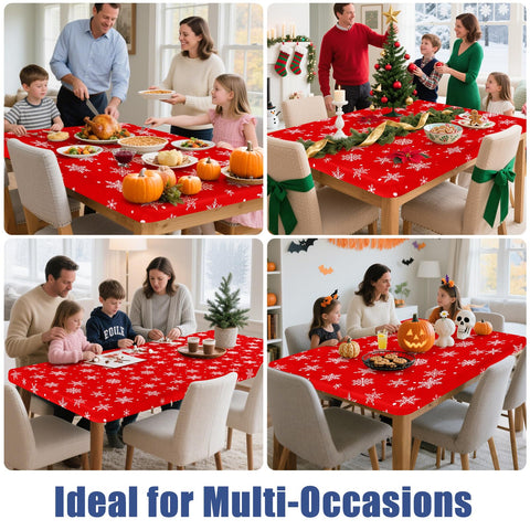 Effortless cleanup after celebrations with Moosfor tablecloth.