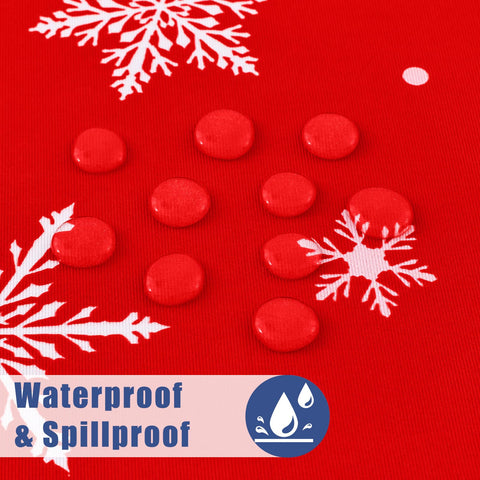 Moosfor Spandex tablecloth supports indoor and outdoor dining.