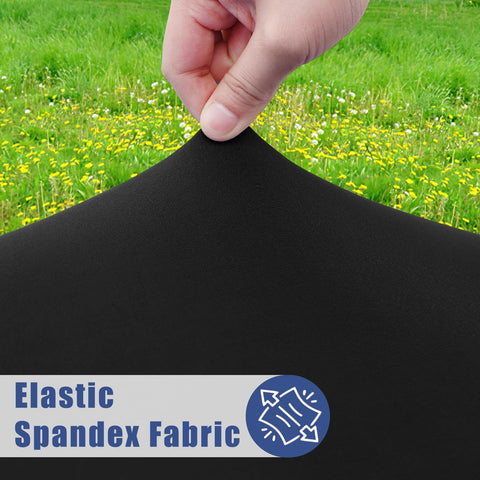 Moosfor tablecloth windproof-wrap-around stays in place without clips for effortless setup.