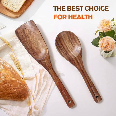 Mooues multi-functional spoon-spatula ideal for baking, mixing, and serving.
