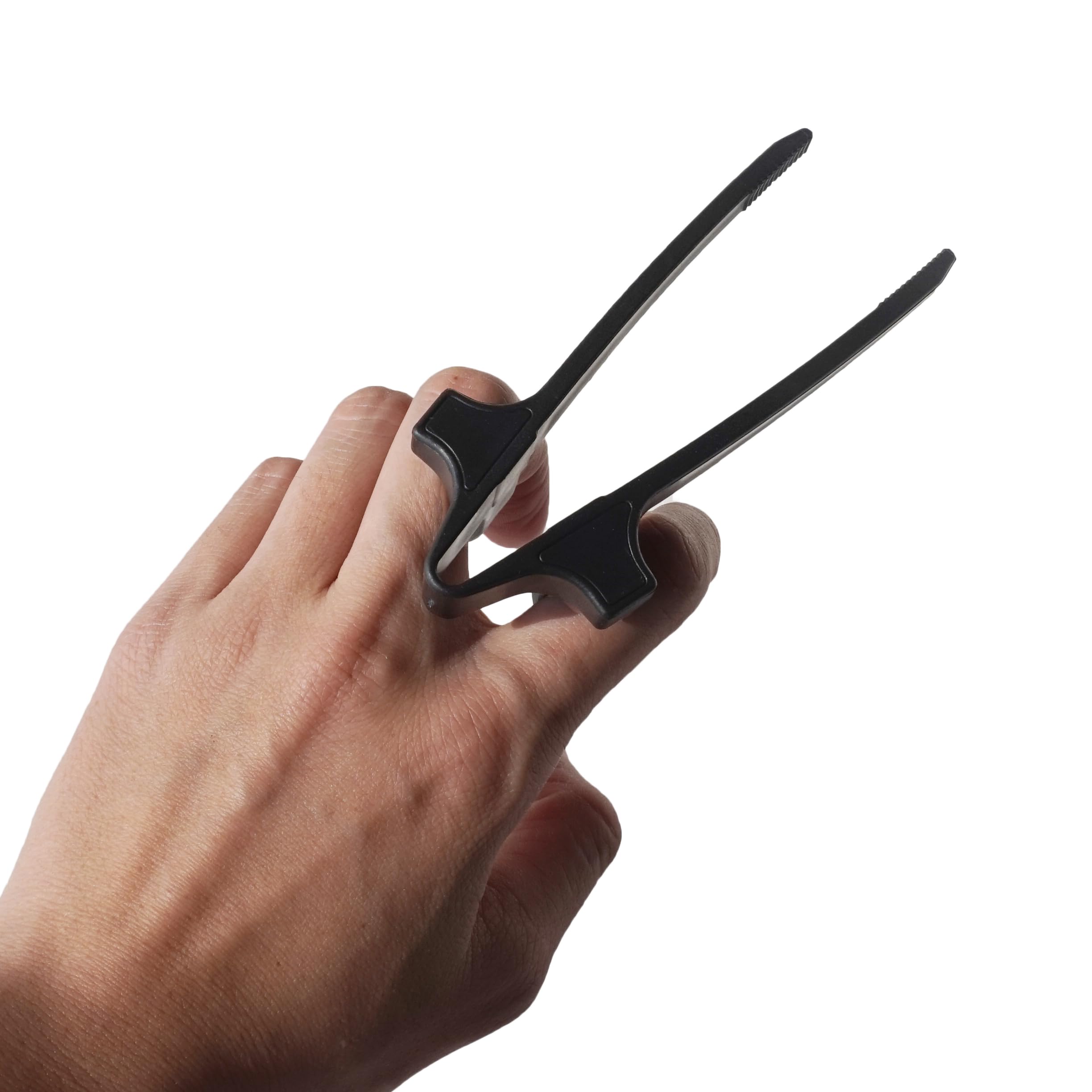 Moqing finger chopsticks 2-pack with portable cases for easy carrying