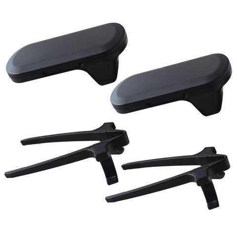 Moqing finger chopsticks in black ergonomic design for mess-free snacking