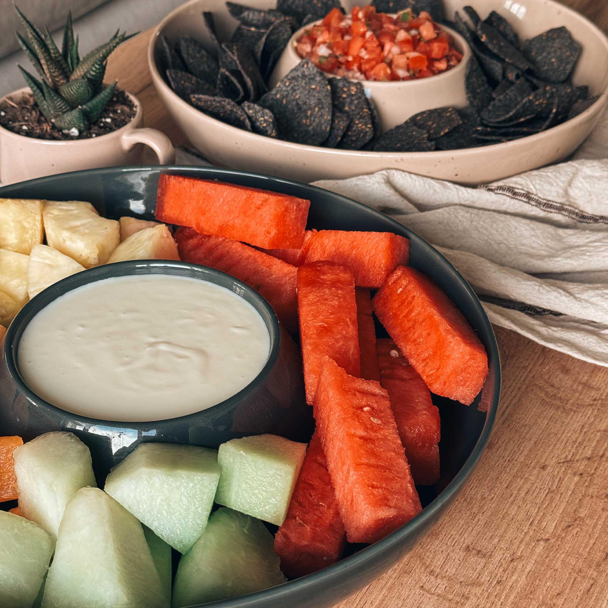 Mora charcoal minimalist design complements modern tables and social occasions