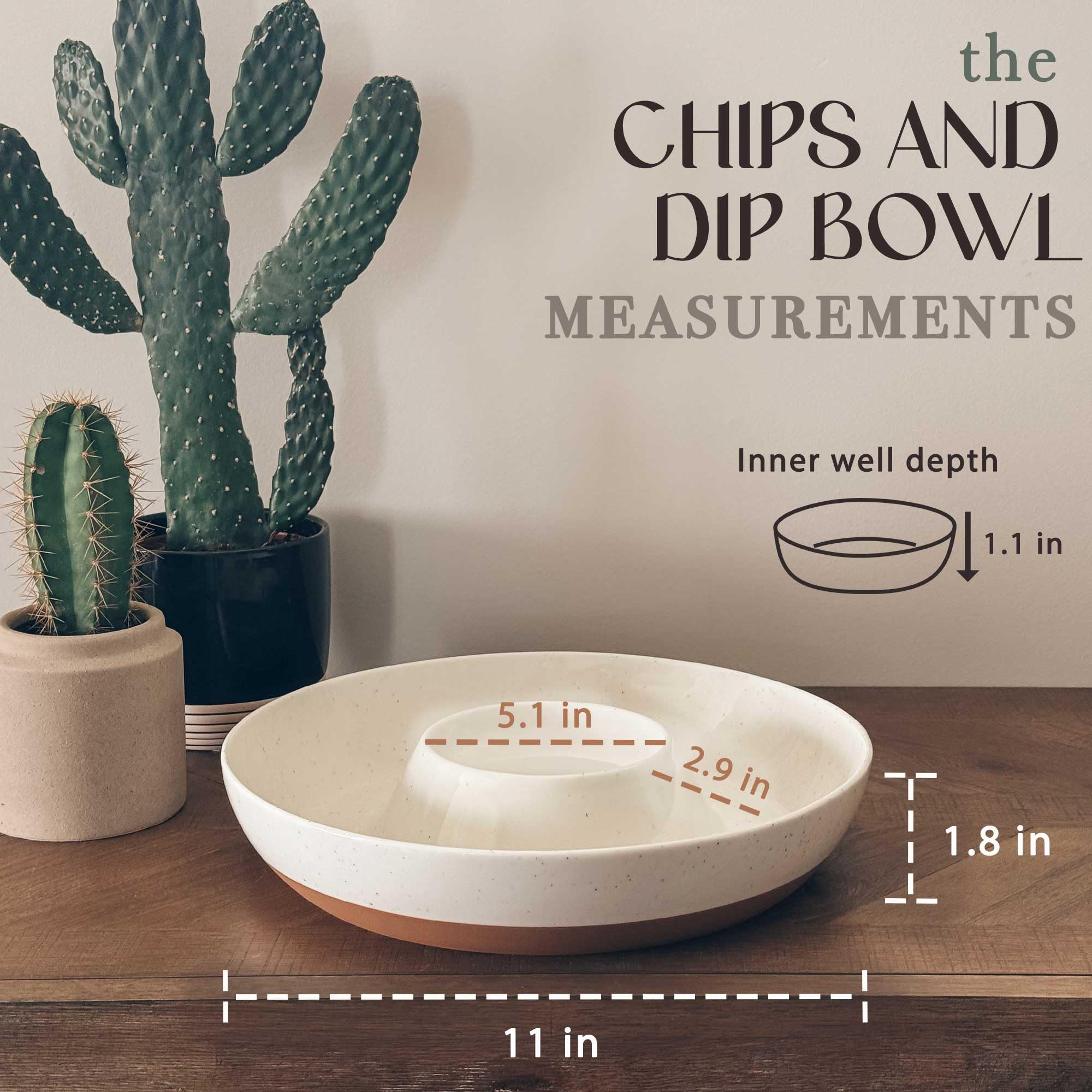 MORA chips and dip serving bowl in white with a minimalist modern design.