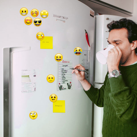 MORCART magnets for DIY photo montages on fridge.